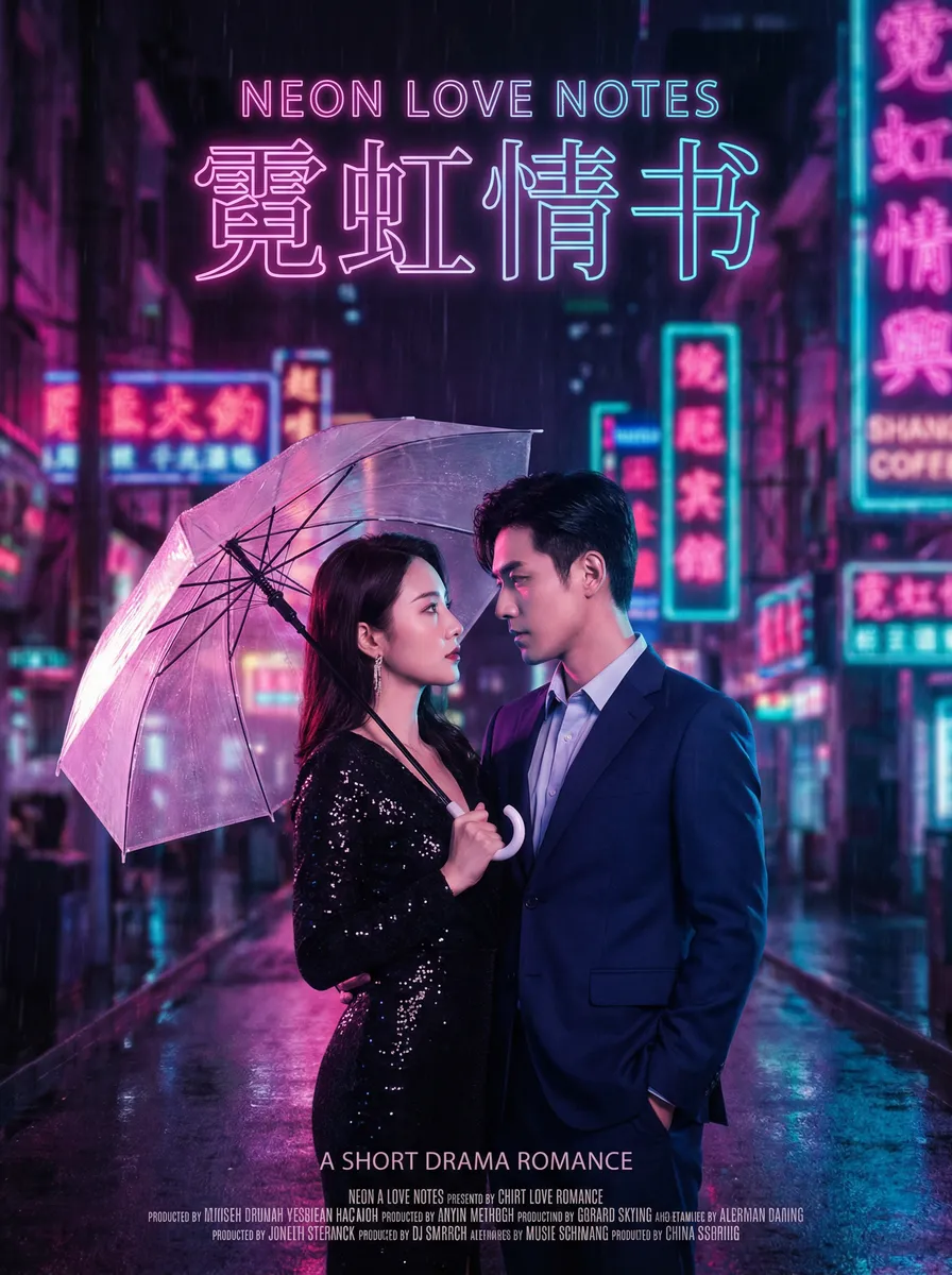 aqdav 热播都市爱情短剧 - 霓虹情书海报